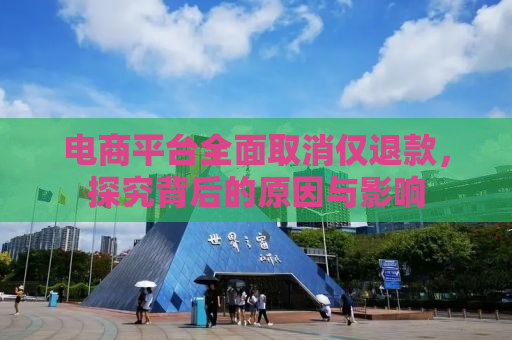 电商平台全面取消仅退款，探究背后的原因与影响